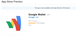Google Wallet voor iOS
