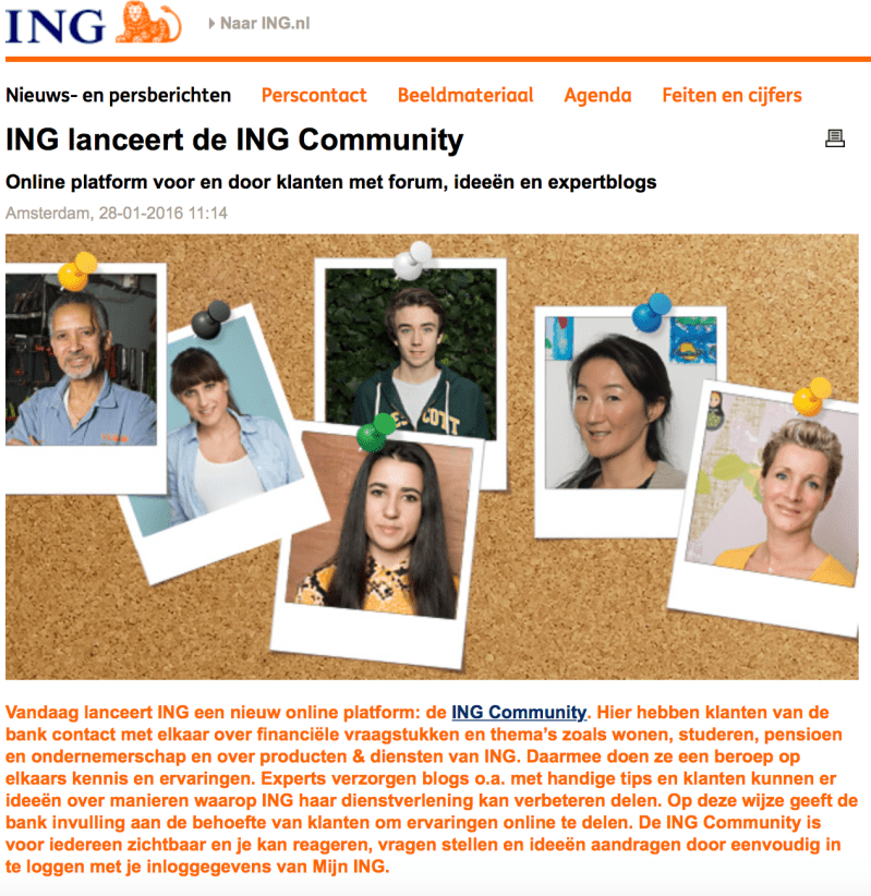 ING community launch