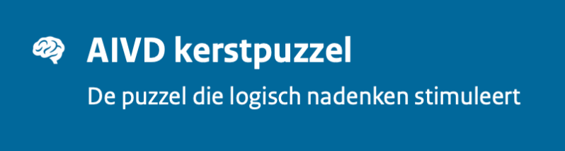 AIVD kerstpuzzel
