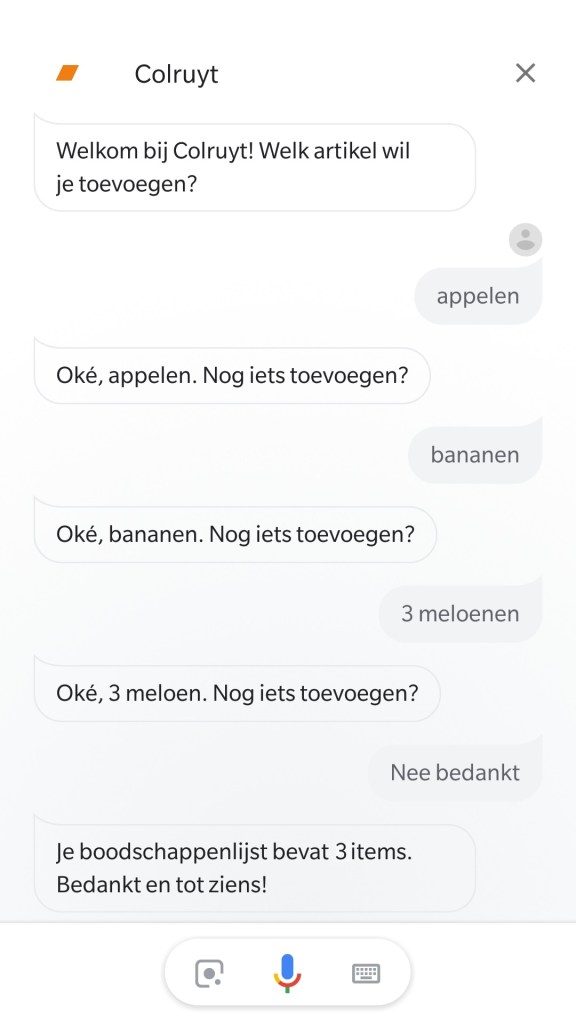 2) Praat met Colruyt